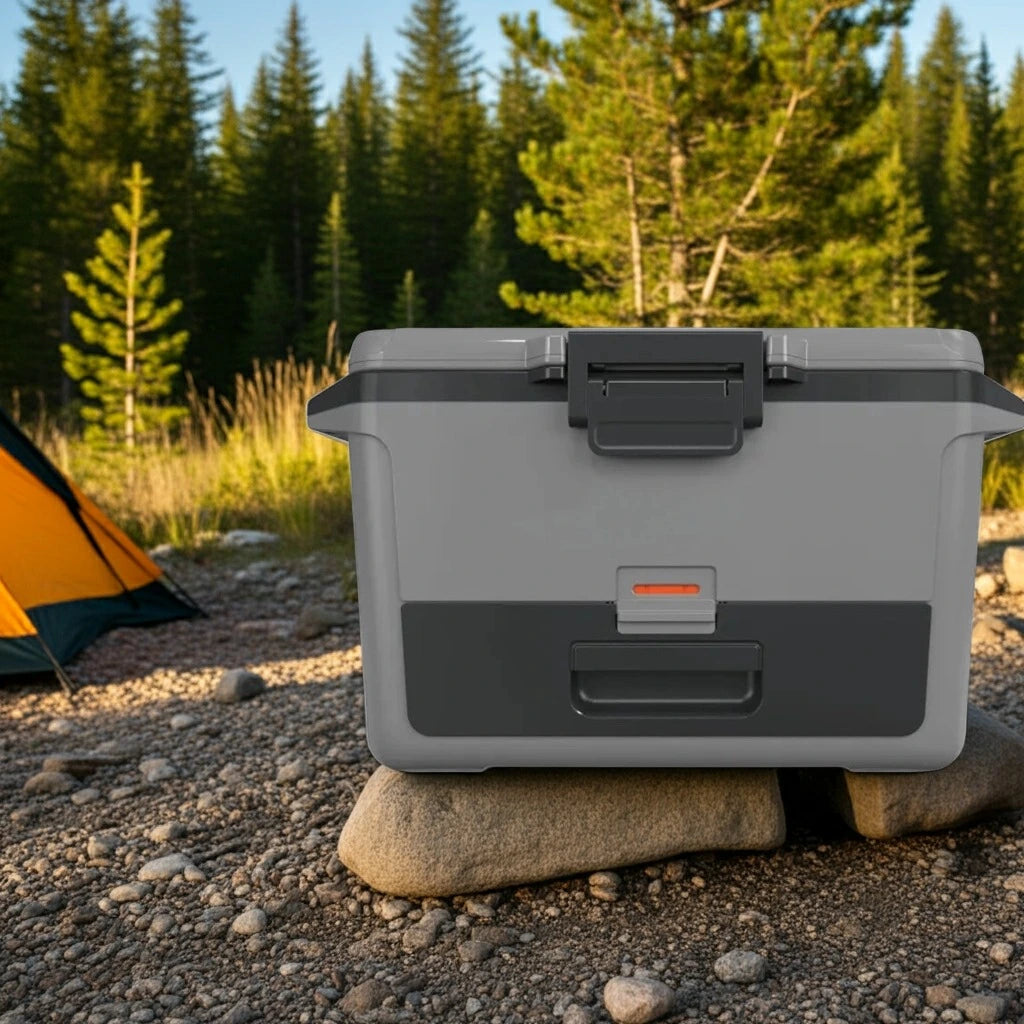PolarVault 50QT Premium Hard Cooler with Dry Zone Drawer