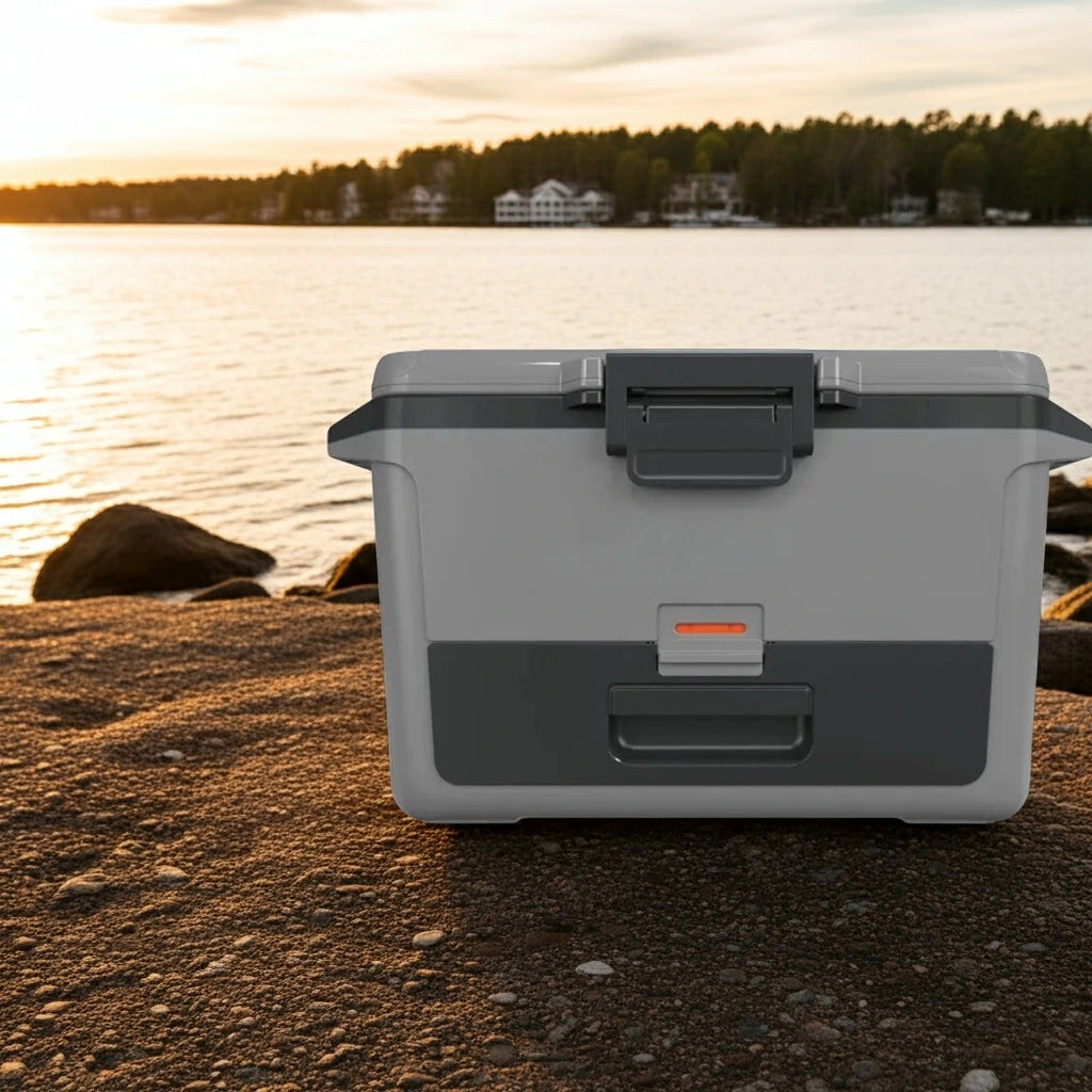 PolarVault 50QT Premium Hard Cooler with Dry Zone Drawer