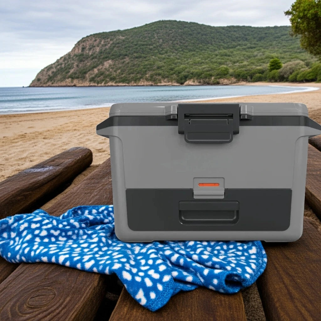 PolarVault 50QT Premium Hard Cooler with Dry Zone Drawer
